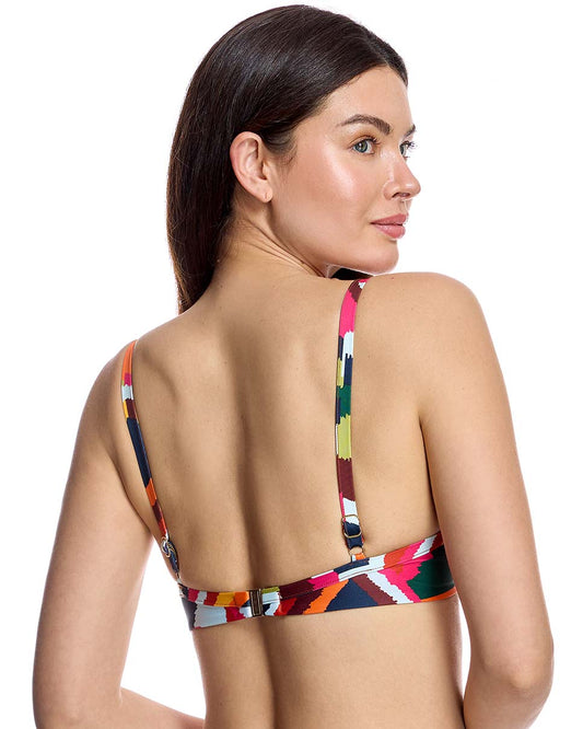 Biquini top aros estampado