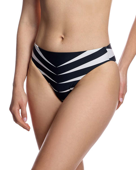 Braguita biquini blanca y negra