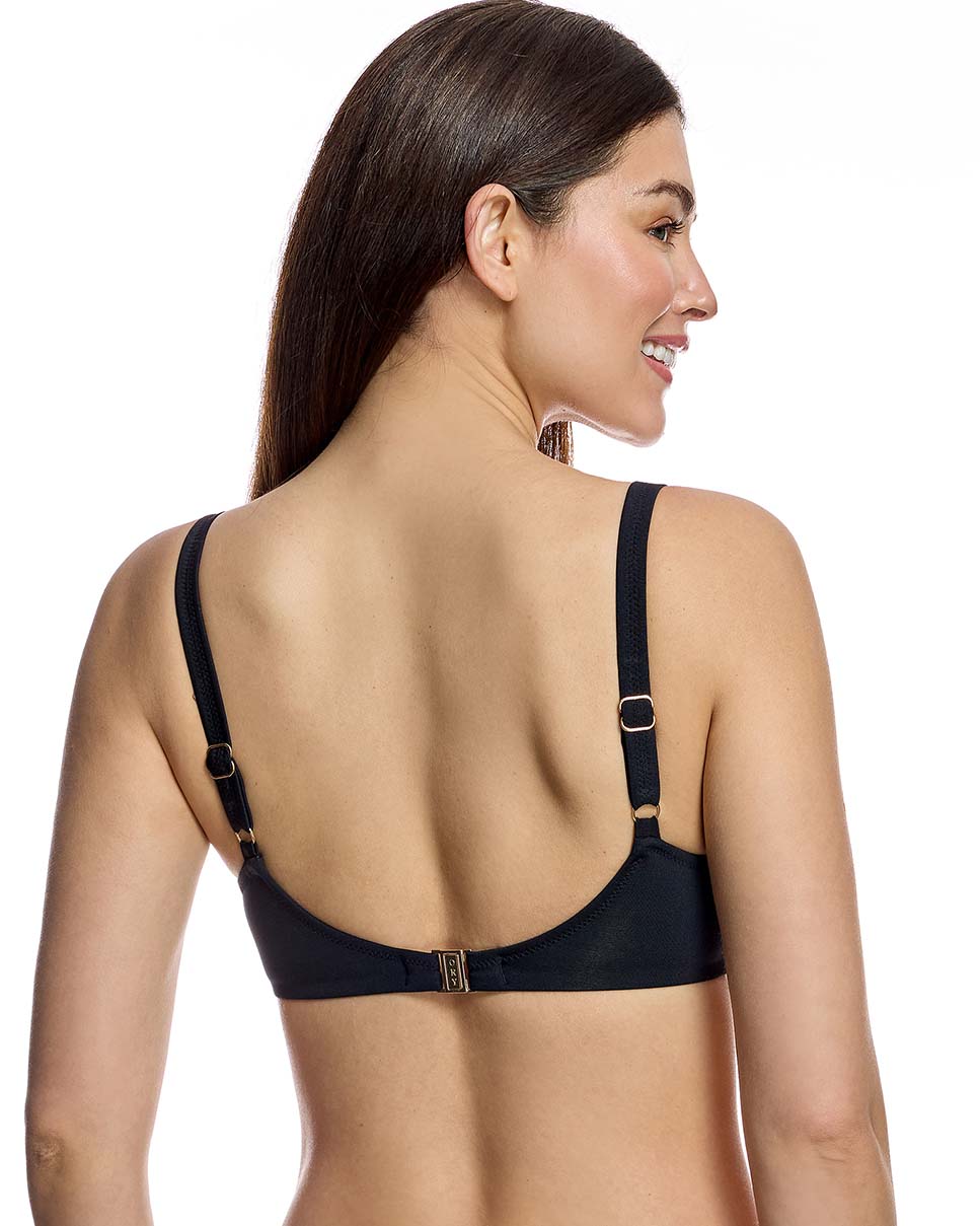Biquini top aros rayas - flanesyfresones