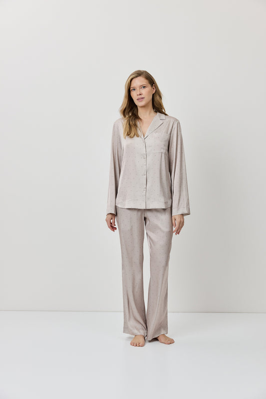 Pijama largo Zela - flanesyfresones