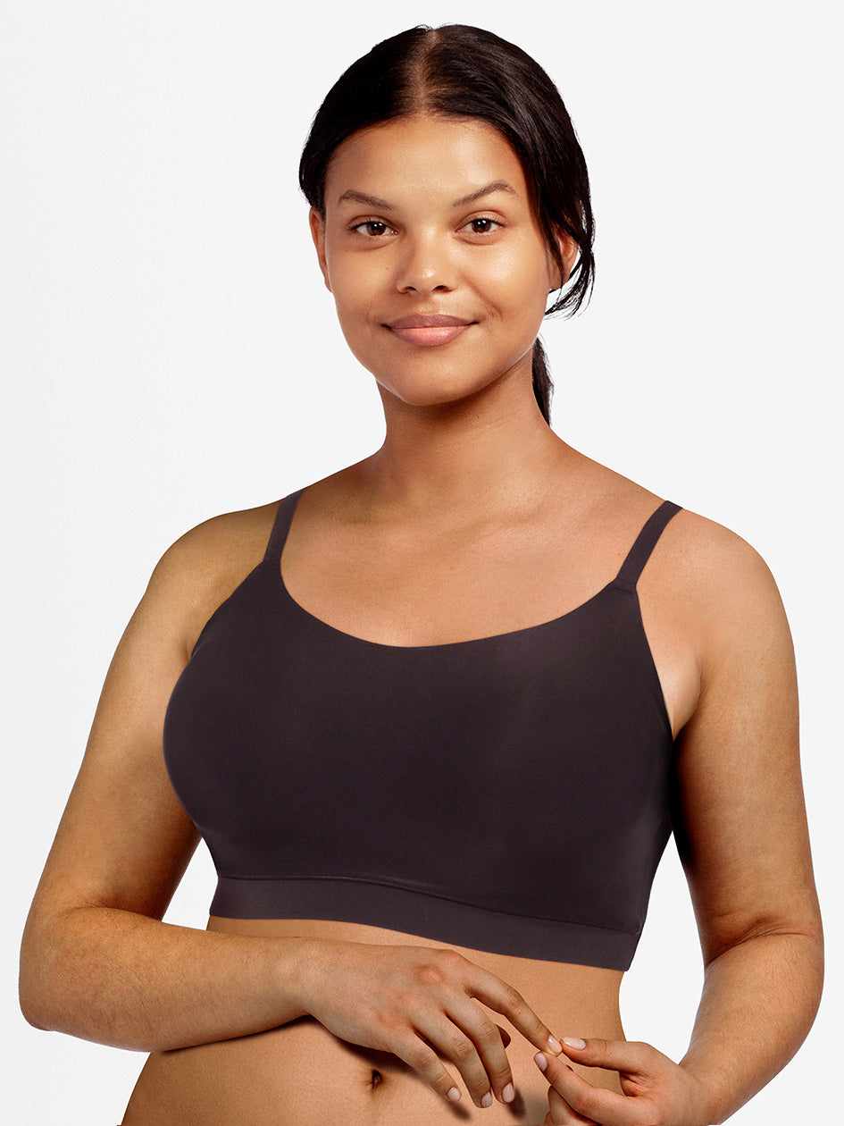 Top sin aros tirantes estrechos y ajustables de Chantelle Softstretch. C16A20 - flanesyfresones