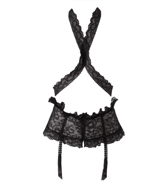 Liguero sexy de encaje P052 - flanesyfresones