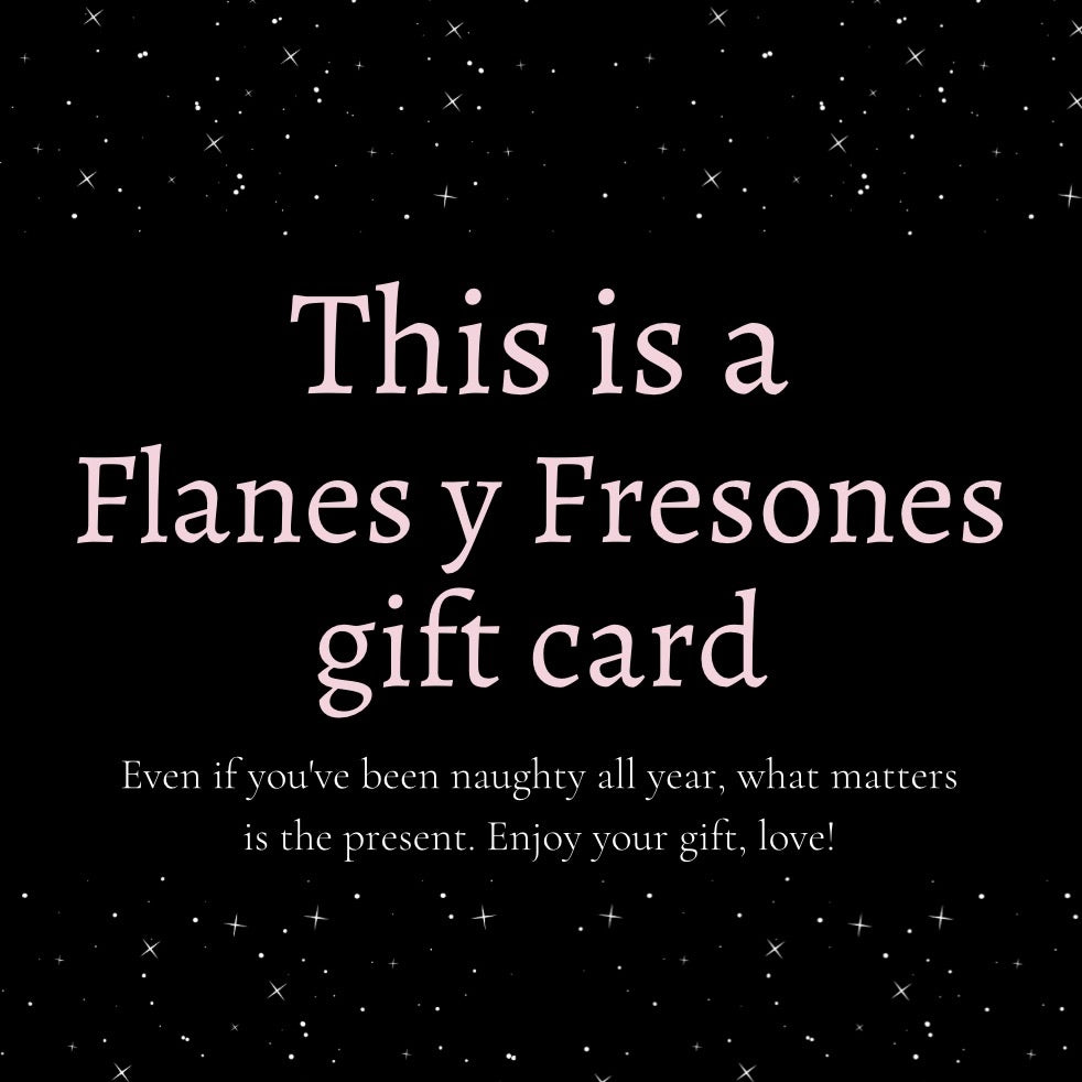 Tarjeta Regalo Flanes y Fresones - flanesyfresones