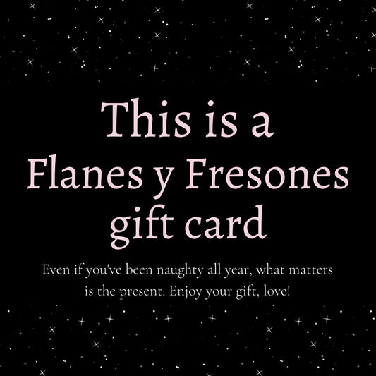 Tarjeta Regalo Flanes y Fresones - flanesyfresones