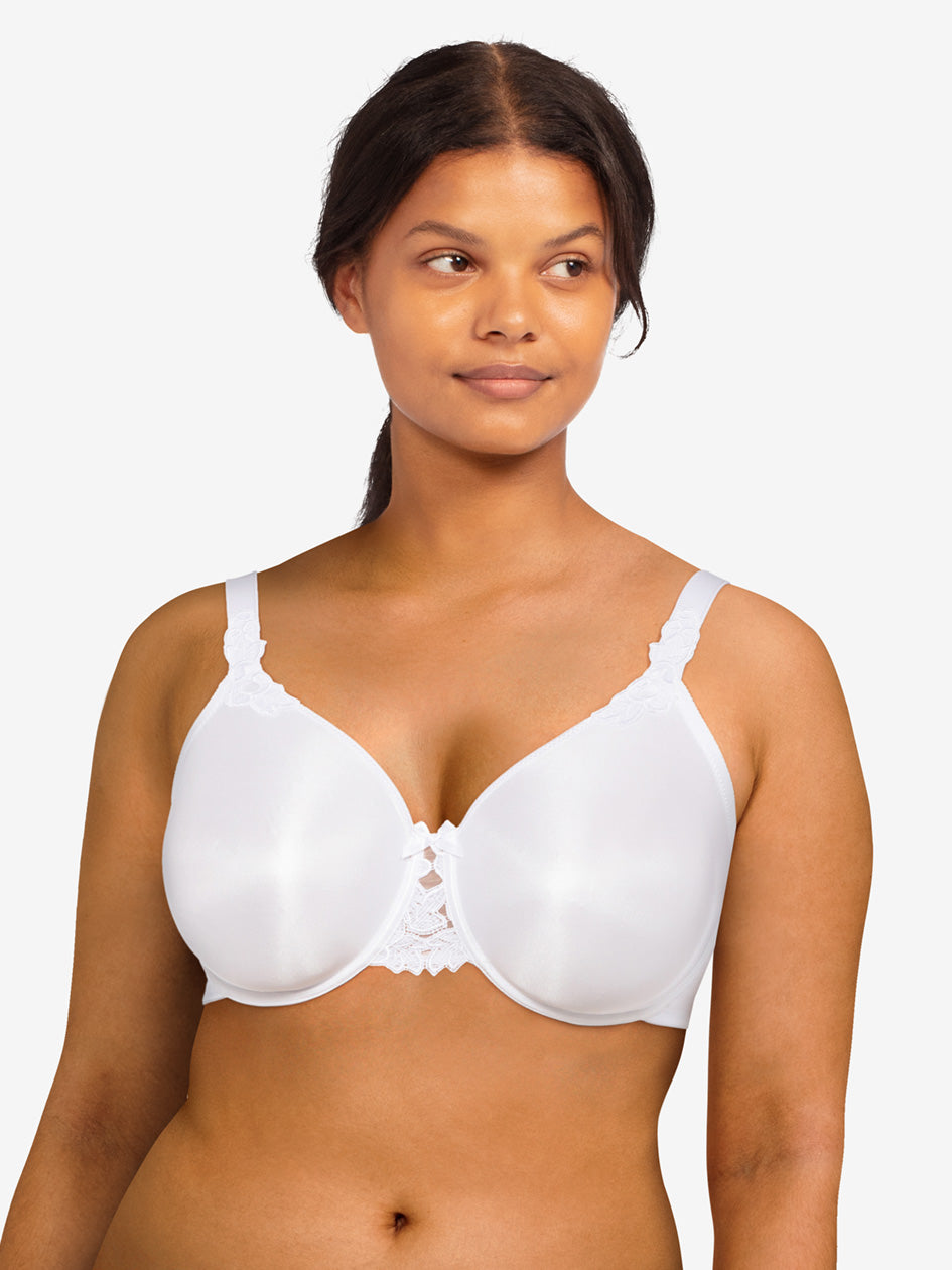 Sujetador blanco moldeador efecto natural. Modelo Hedona de Chantelle C20310. Flanes y Fresones, corsetería Sitges