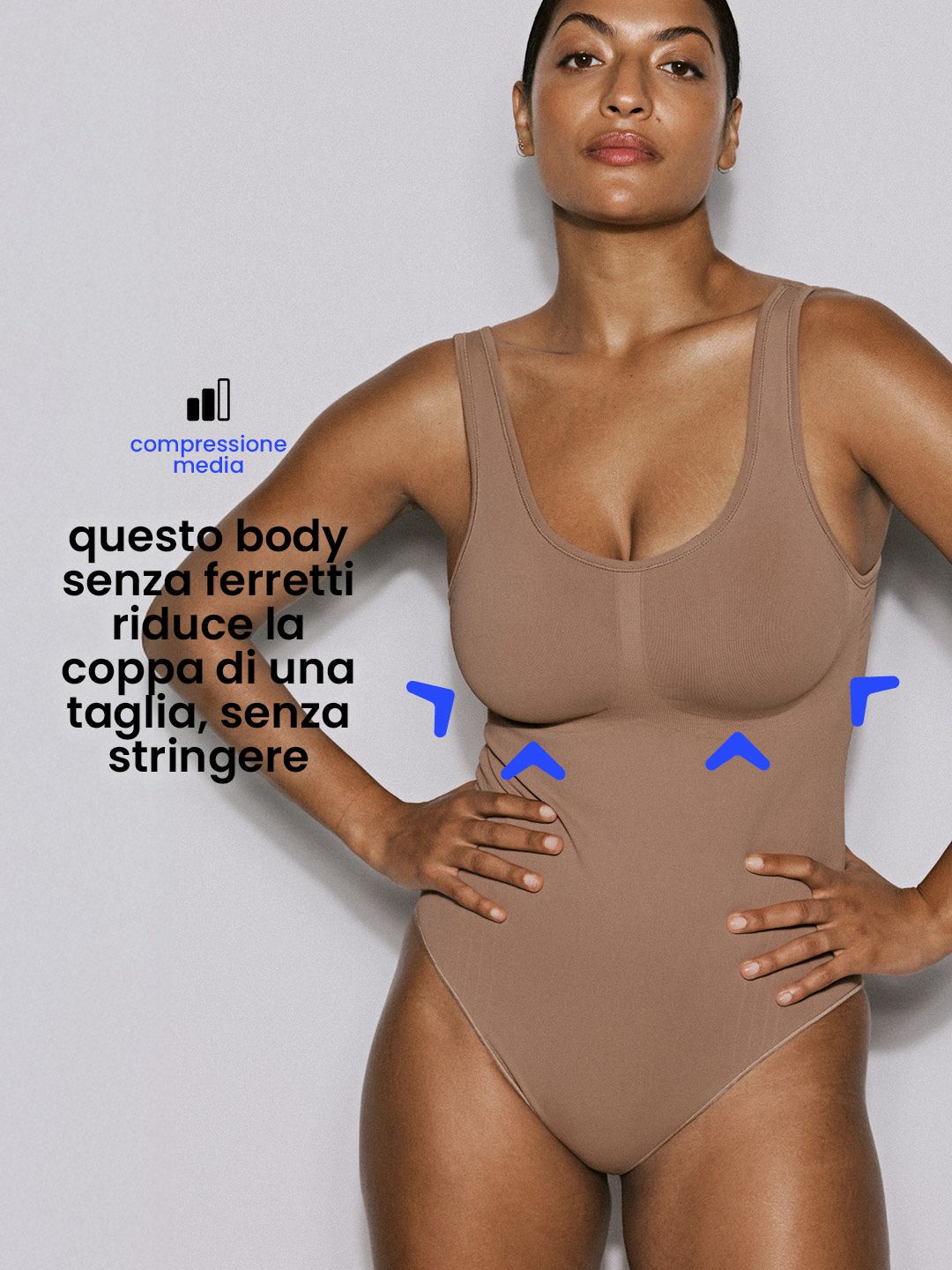 Body PrimaDonna nuda café con leche - flanesyfresones