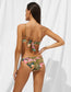 Bikini bottom Ajustable Sunset Florals Olive