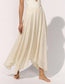 Falda silk white