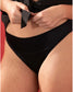 Braga negra  satin glamour