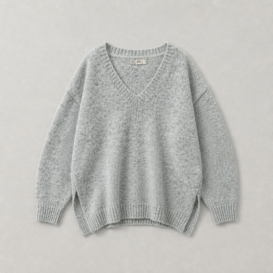Jersey gris perla pico