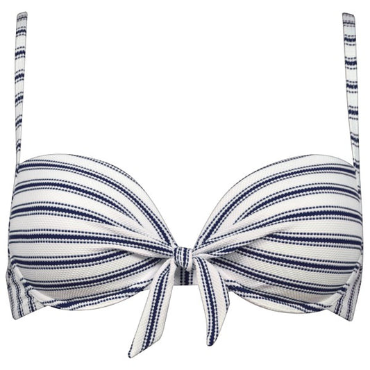 Biquini top marino white-Goji