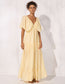 Long dress celestial yellow