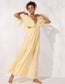 Long dress celestial yellow