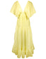 Long dress celestial yellow