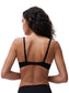 Top bikini negro tachuelas con aro escote profundo multiposición Chantelle - flanesyfresones