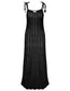 KNITTED DRESS BLACK - flanesyfresones