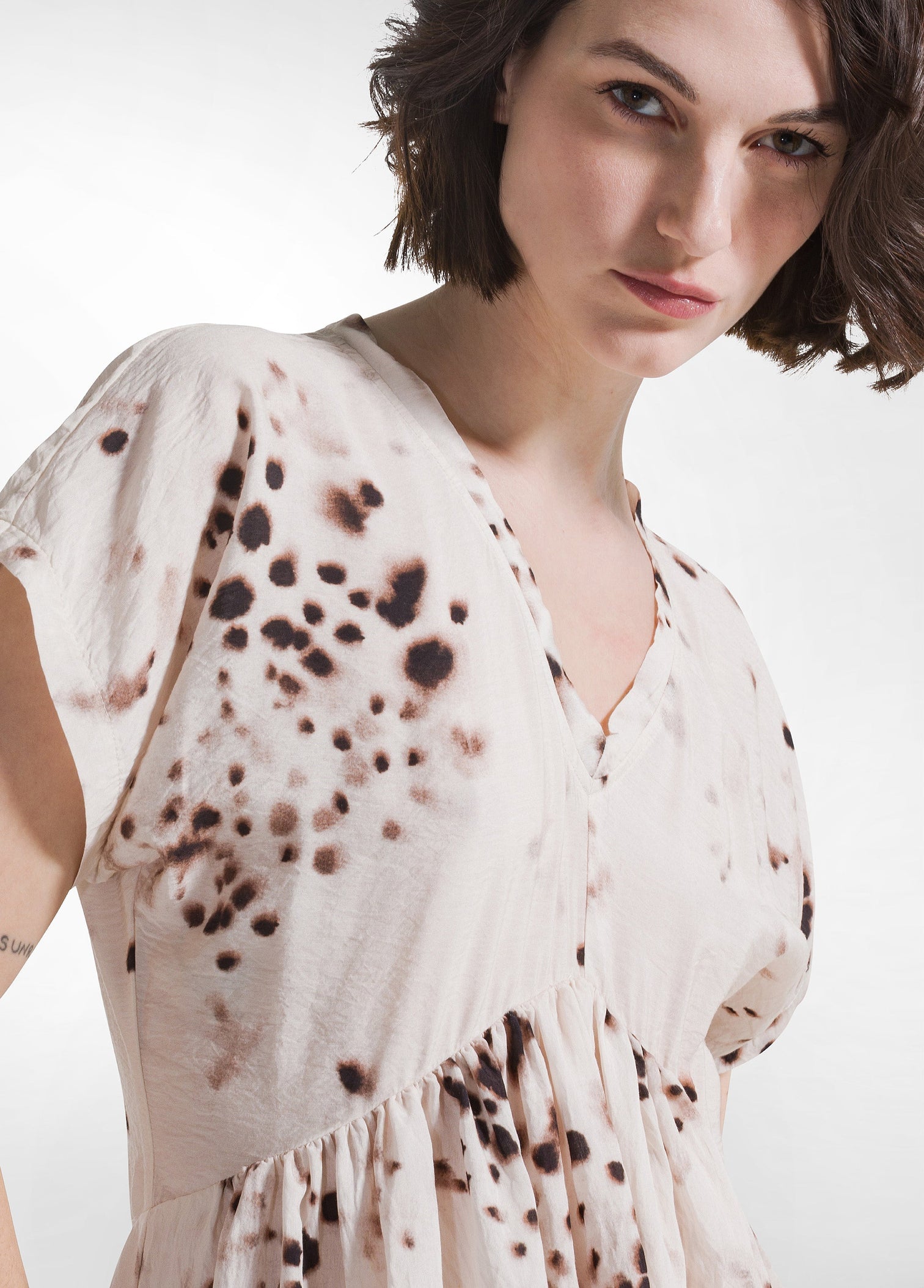 (Copia) VESTIDO NATURAL DOTS - flanesyfresones