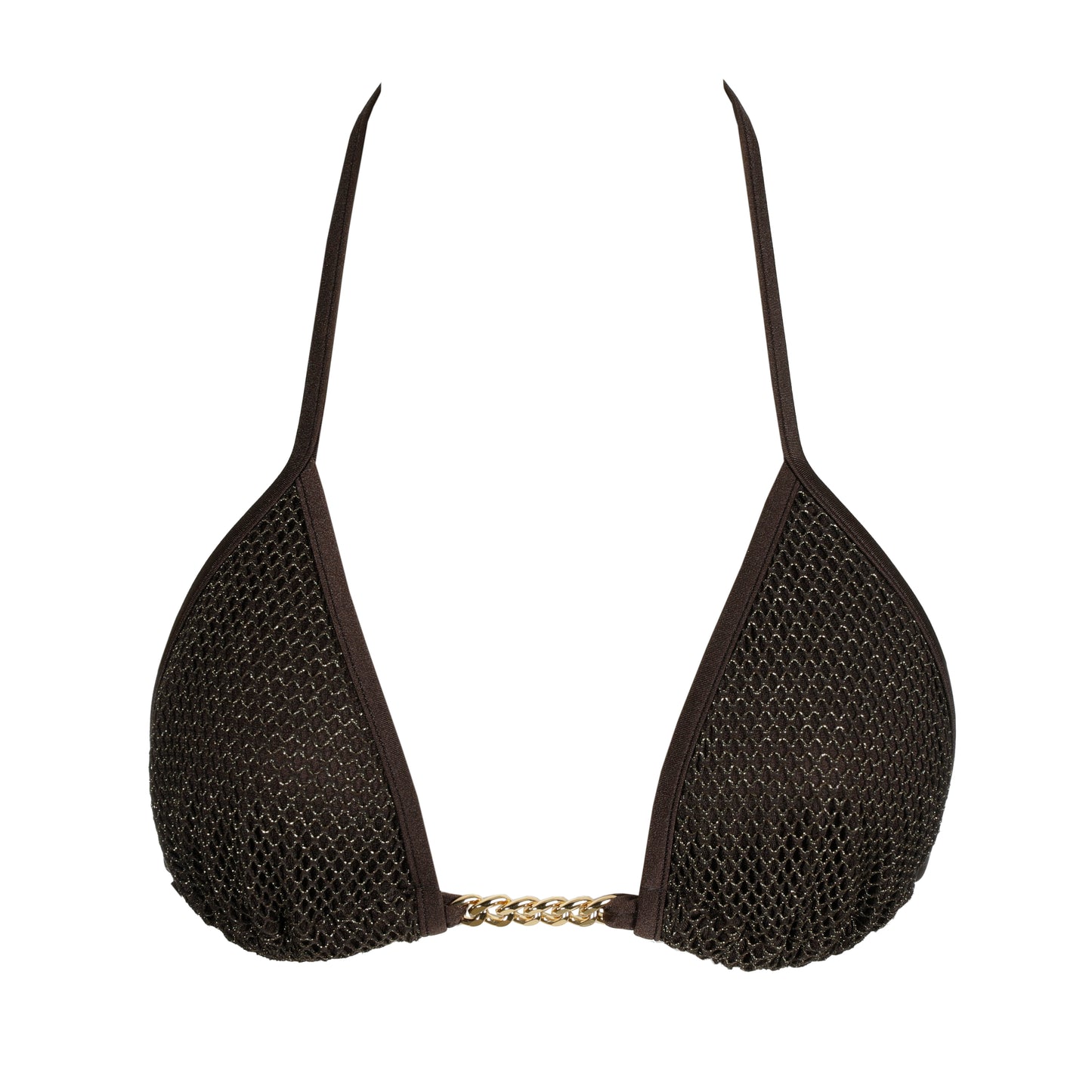 Biquini top marrón JANJA