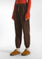 DRAWSTRING CORDUROY PANTS GLACE' BROWN