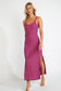 Vestido Amiva Goldenrib - Cyclamen - flanesyfresones
