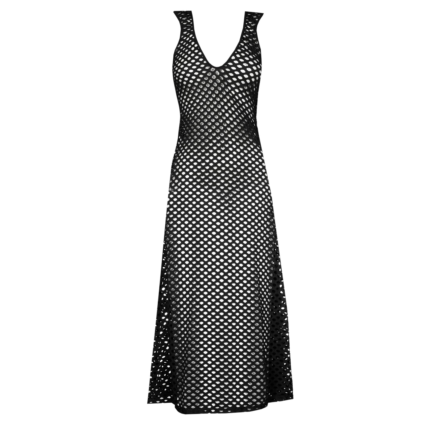 Vestido largo negro Holt Black