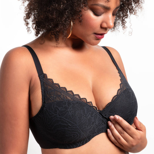 Sujetador negro Touch
Lace t-shirt bra