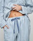 Pijama azul rayas