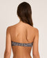 Top de Bikini bandeau animal print - flanesyfresones