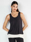 Camiseta sin mangas Negro