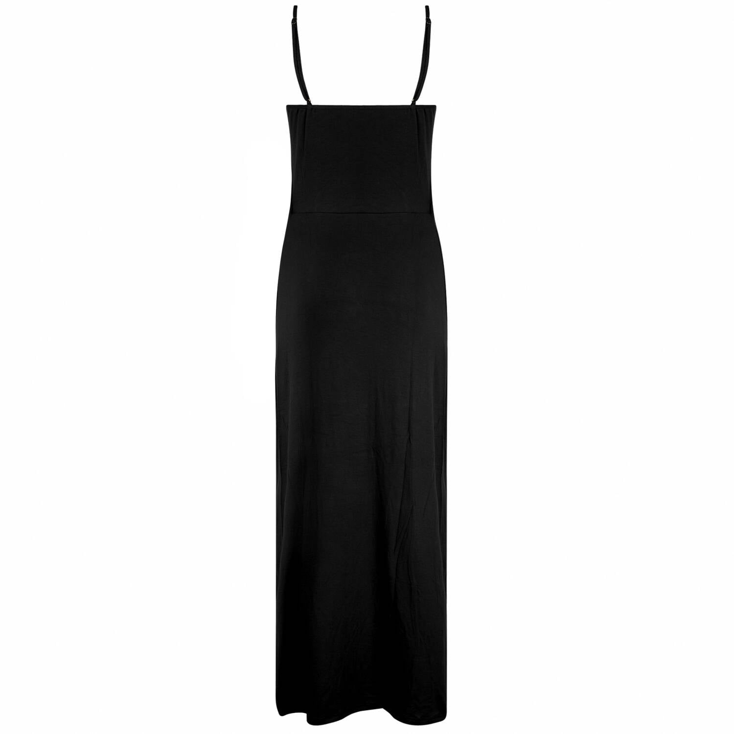 VESTIDO LONGUE NEGRO  LA SMARTISSIME - flanesyfresones