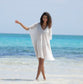 Poncho marfil La sexy Resille - flanesyfresones
