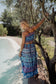Lombok Blue Long Skirt - flanesyfresones