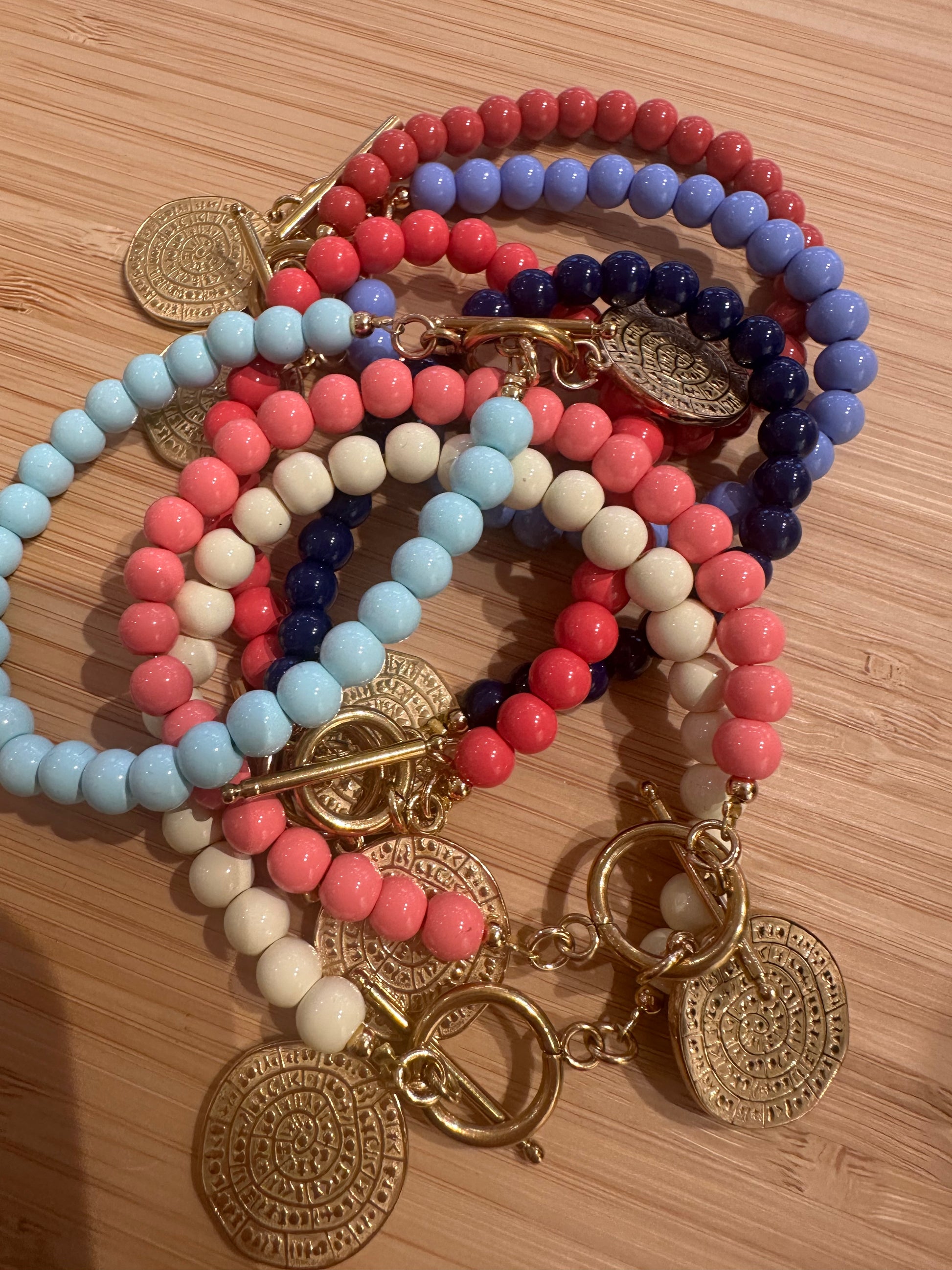 Pulsera Teresa medalla - flanesyfresones