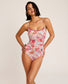 Bañador estampado rojo