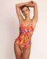 Bañador estampado naranja - flanesyfresones