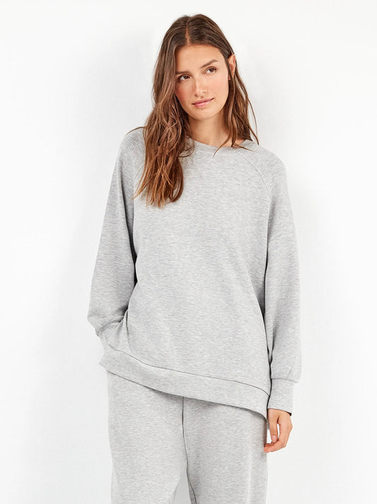 Sudadera gris