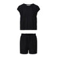 Top y short negro - flanesyfresones