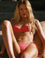 Biquini top  aros coral DAYDREAM