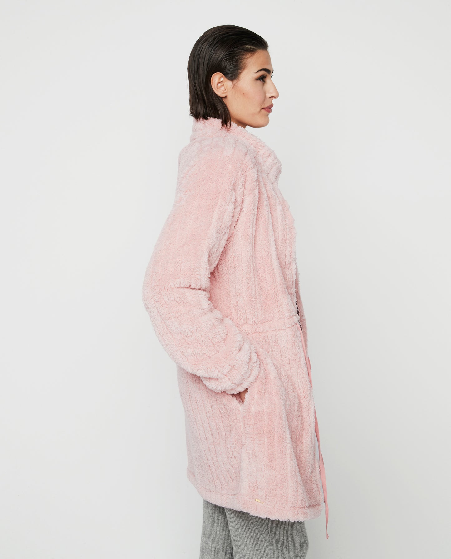 Bata Cremallera Rosa
