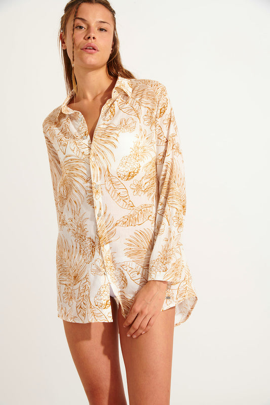 Camisa Gary Beachparty Camel