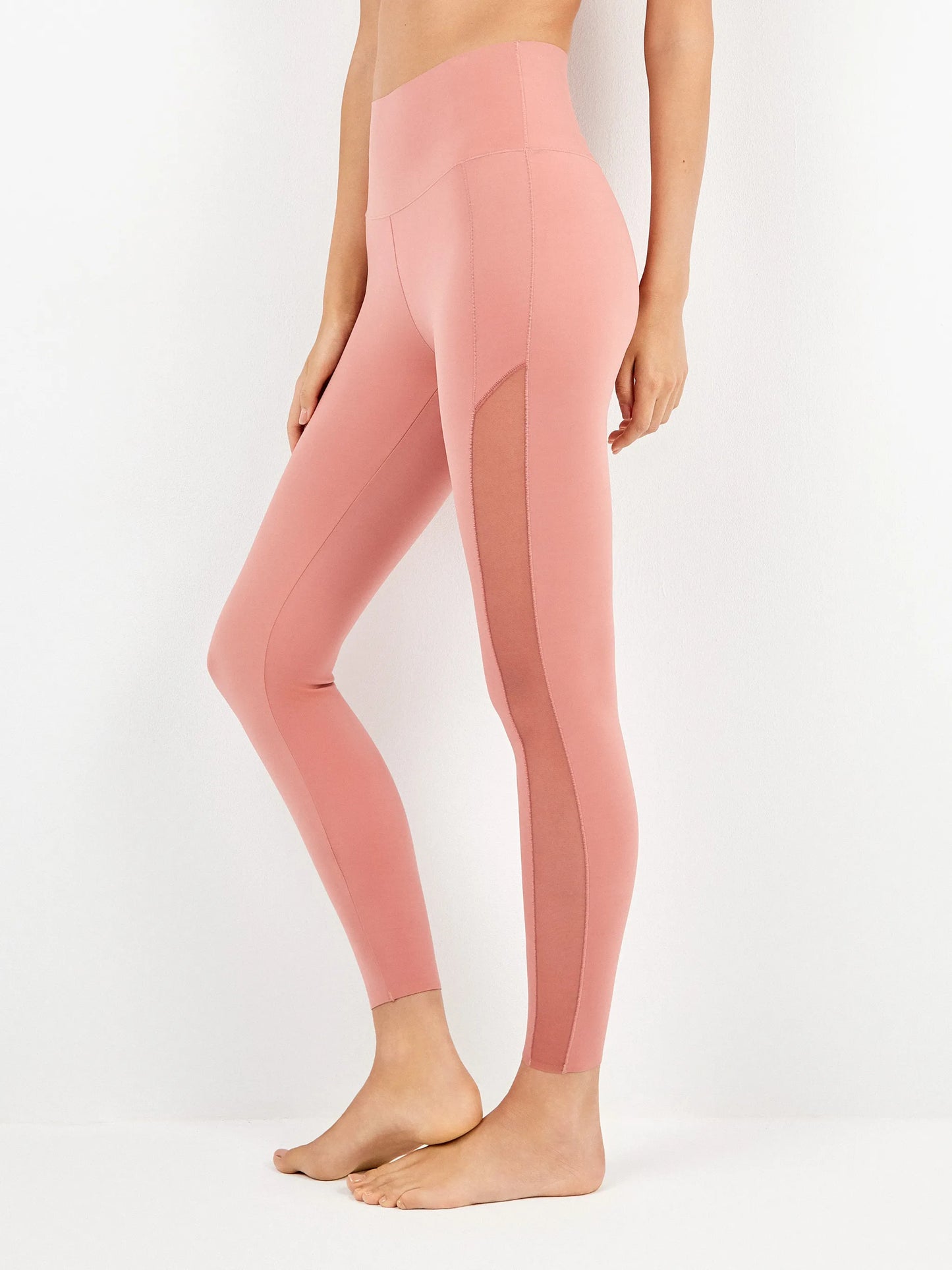 Legging deporte rosa cintura alta
