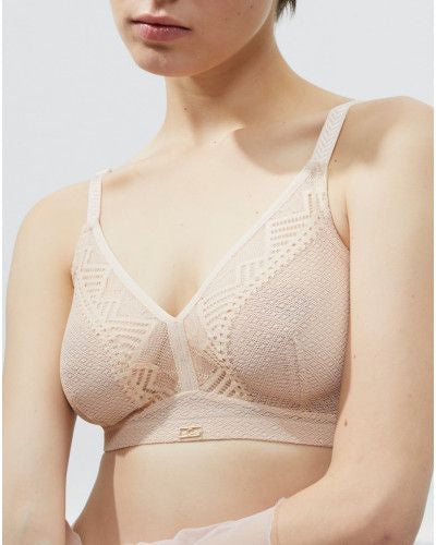 Sujetador sin aros Nude Blush
