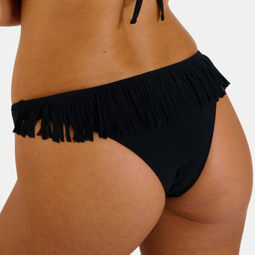 Braga biquini Vanita Fringes - Noir
