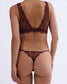 BRALETTE DARK BROWN