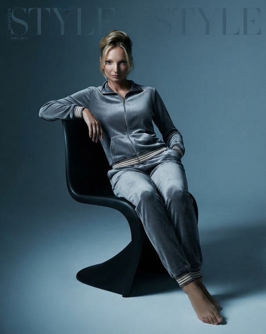 Chaqueta y pantalon gris