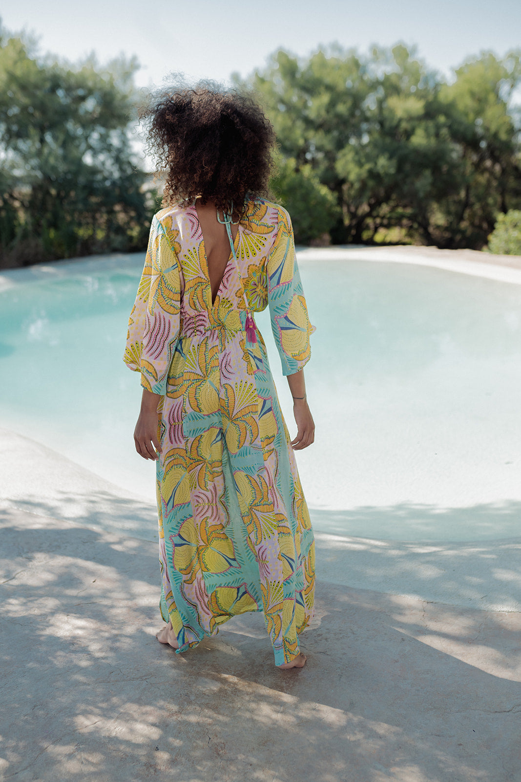 Marrakech Aqua Jumpsuit - flanesyfresones