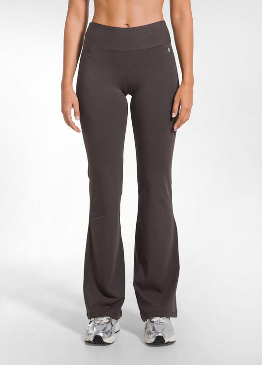 LEGGINGS YOGA  - BROWN - flanesyfresones