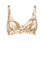 Biquini top COASTAL BOHEMIA Sand Cotton - flanesyfresones