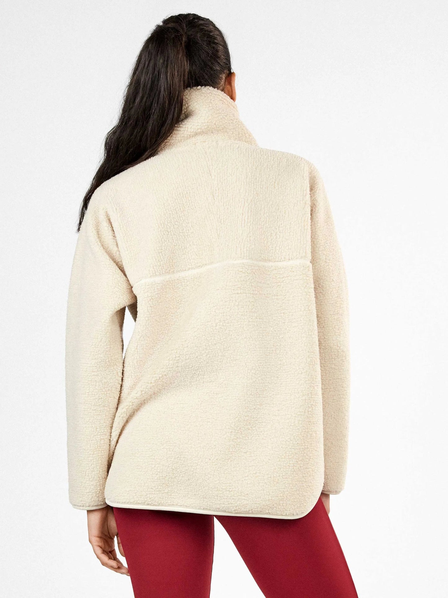 Abrigo manga larga Beige