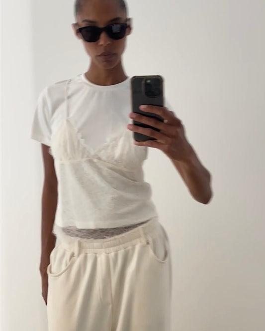 Top off white, JENN